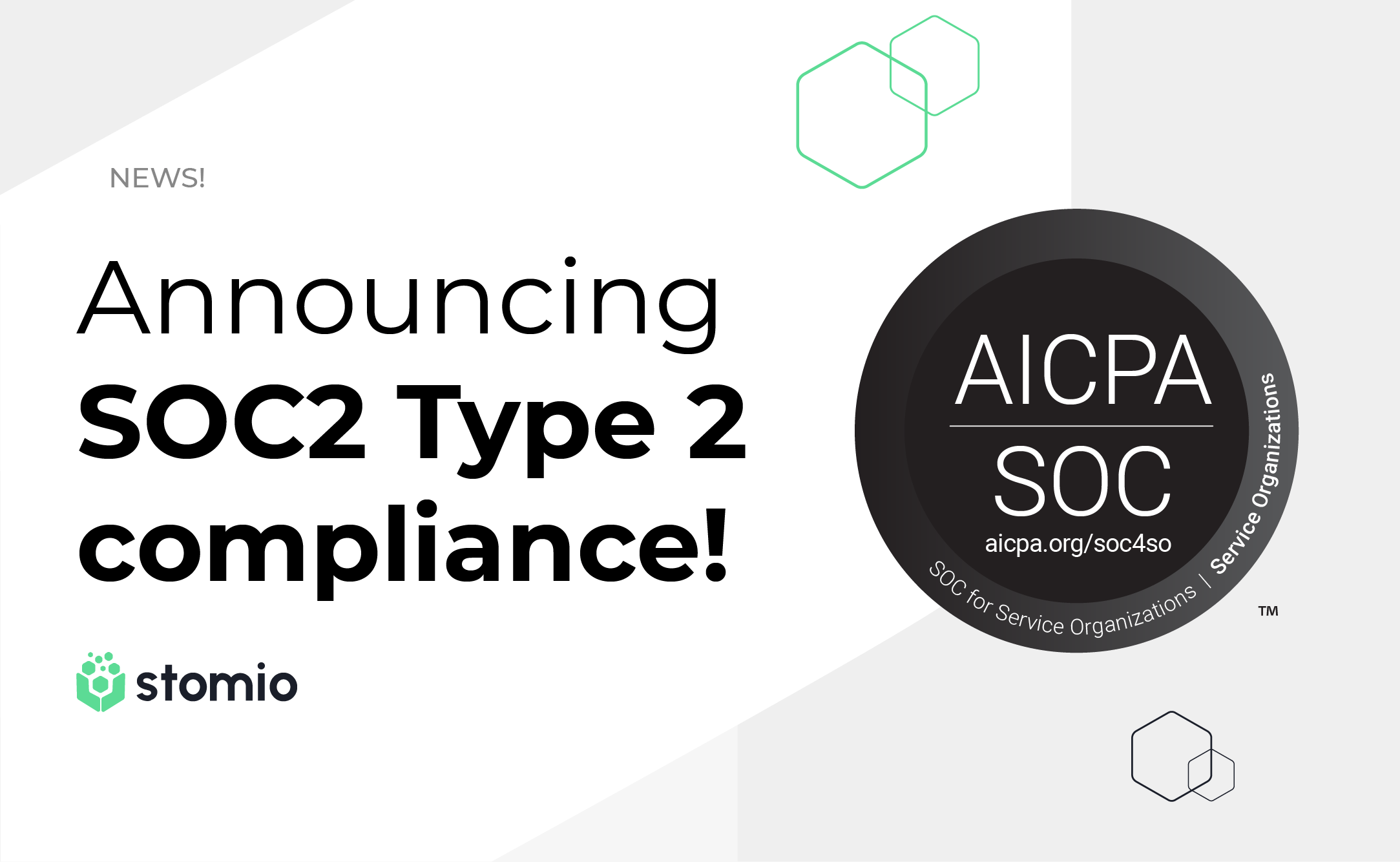 Announcing SOC2 Type2 compliance!